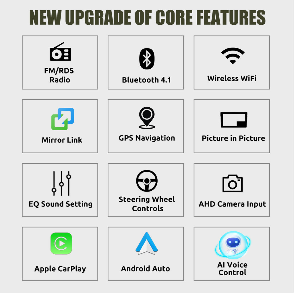 ESSGOO 7" Android 14 4G+64G Apple Carplay ChatGPT Car Stereo GPS WIFI RDS BT for VW Golf 5 6 Passat Polo Touran Tiguan Caddy EOS