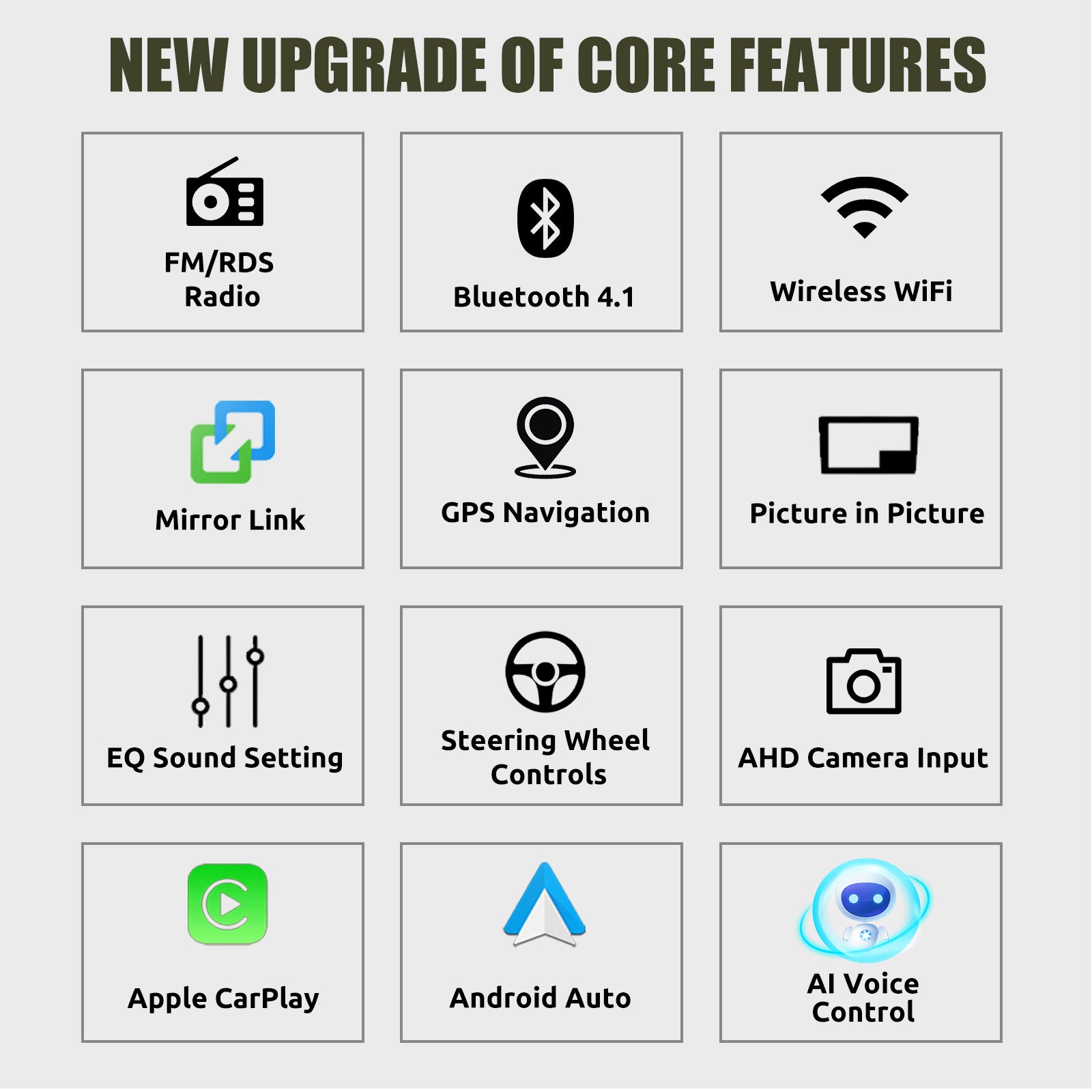 ESSGOO 7" Android 14 4G+64G Apple Carplay ChatGPT Car Stereo GPS WIFI RDS BT for VW Golf 5 6 Passat Polo Touran Tiguan Caddy EOS