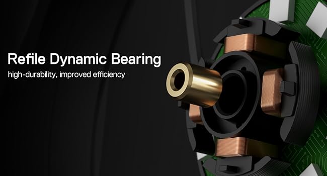 Redragon GCF012 Standard 120mm PC Case Fan,5V 3Pin ARGB Lighting 4 Pin PWM Case Fanfor Radiator/Computer Case Cooling