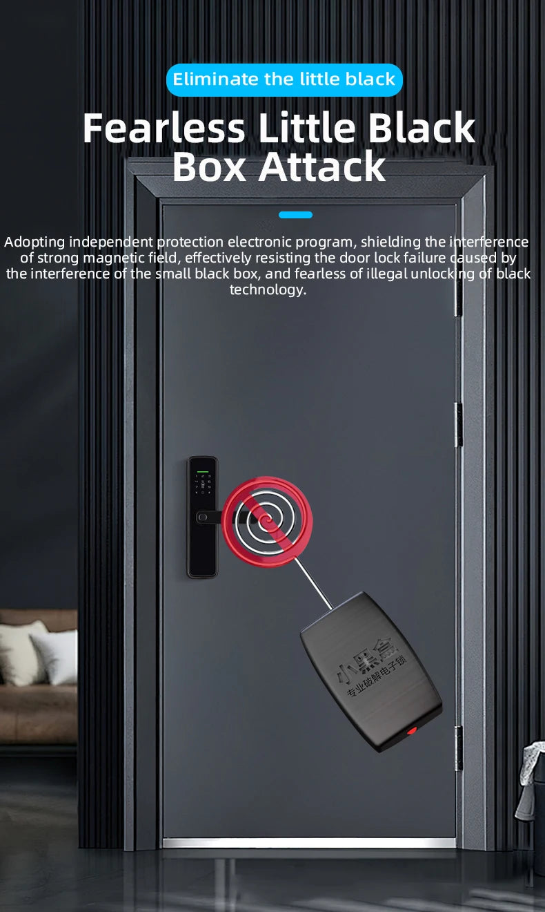 New RAYKUBE K11 TT Lock Bluetooth Biometric Fingerprint Lock Electric Door Lock With Password/Keyless /IC Card/APP Remote Unlock