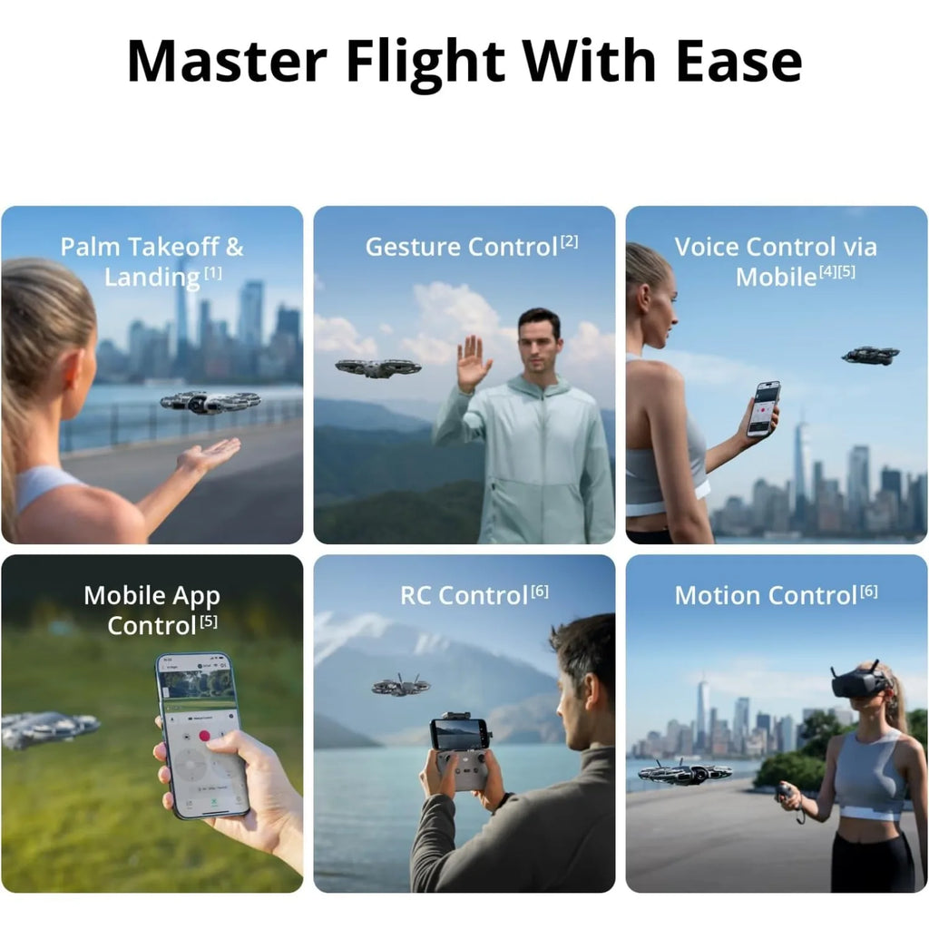DJI Neo 2 Fly More Combo with RC-N3 Controller, Smart Tracking, Stable Transmission, Foldable Design, 3 Battery Kit