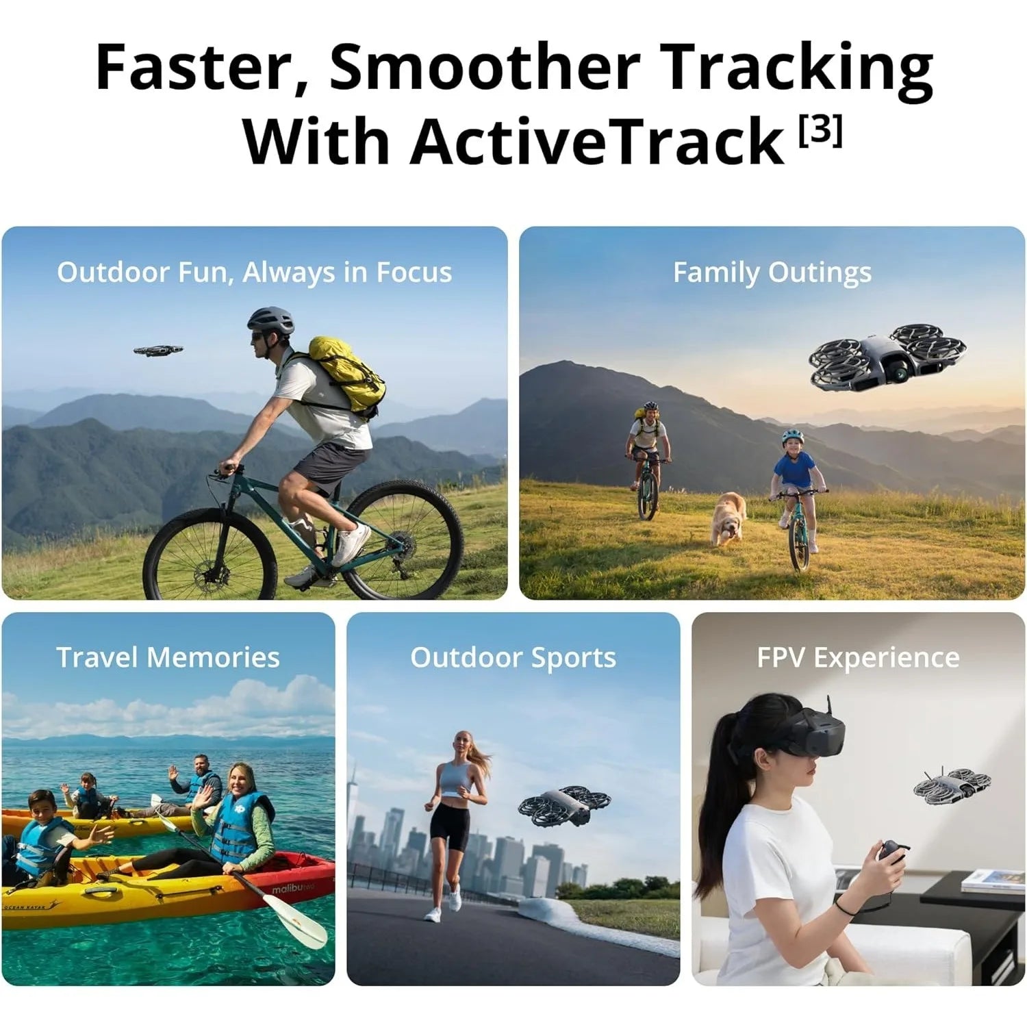 DJI Neo 2 Fly More Combo with RC-N3 Controller, Smart Tracking, Stable Transmission, Foldable Design, 3 Battery Kit