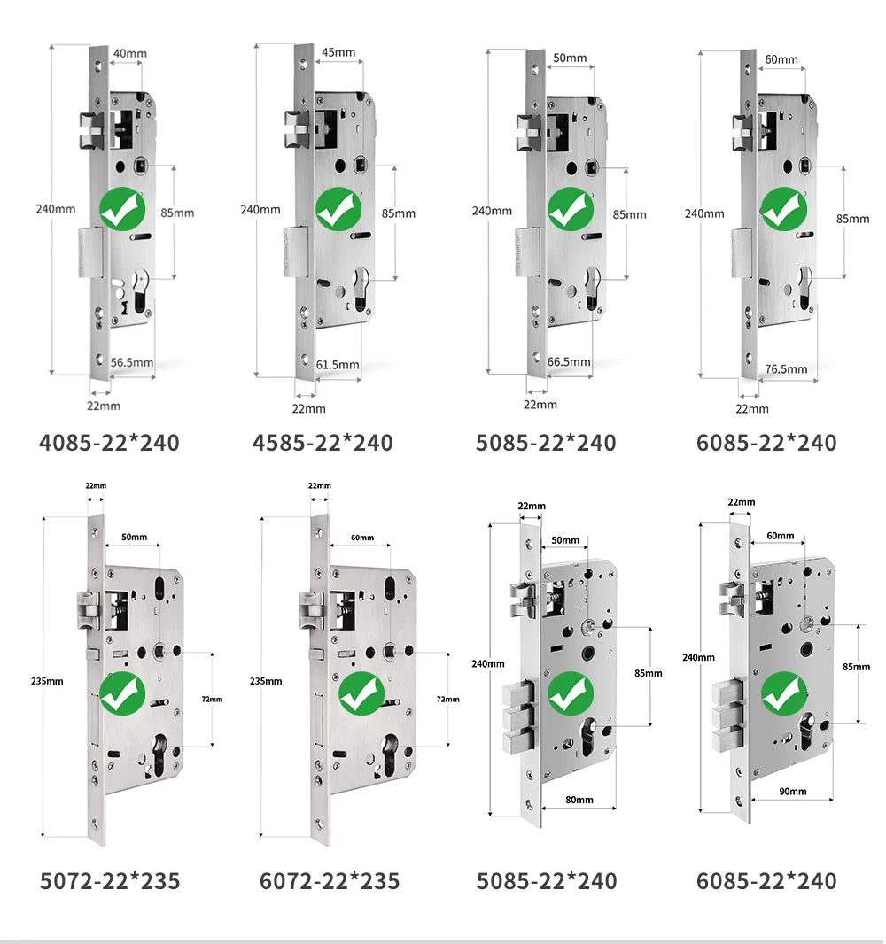 RAYKUBE L31 Tuya BLE Smart Fingerprint Electronic Door Lock Cylinder Lock With Tuya/ Smart Life APP Keys IC Card/NFC Unlock