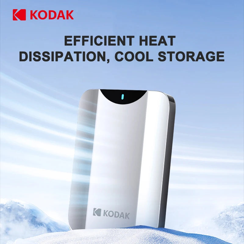 Kodak P230 Portable External Hard Drive 5Gbps 1T USB3.0 Lightweight 2.5-inch PHDD for PC Tablets PS5 XBOX Laptop Desktop