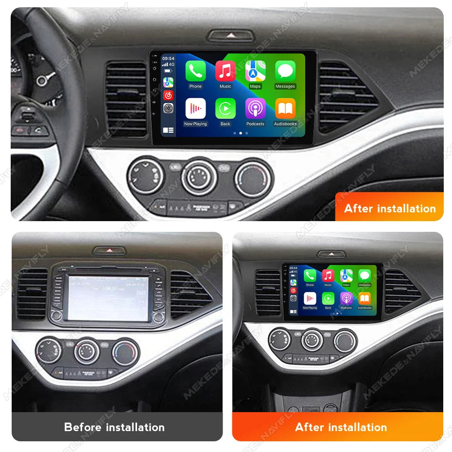 Wireless Carplay Car Radio Stereo For KIA PICANTO Morning 2011-2016 Multimedia Player All-in-one GPS Navigation Autoradio WIFI