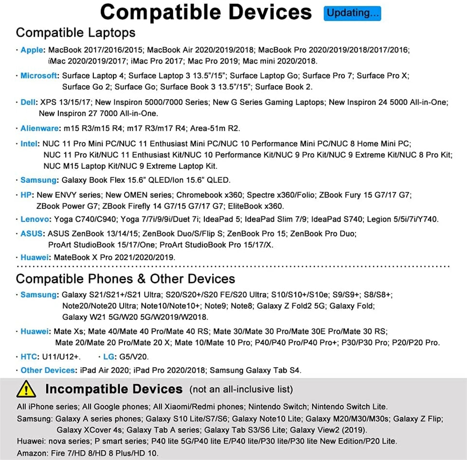 Navceker Type USB-C to HDMI Cable Adapter 4K 60Hz One-way Transmission Audio Cable Compatible with USB-C MacBook Pro Galaxy S25U