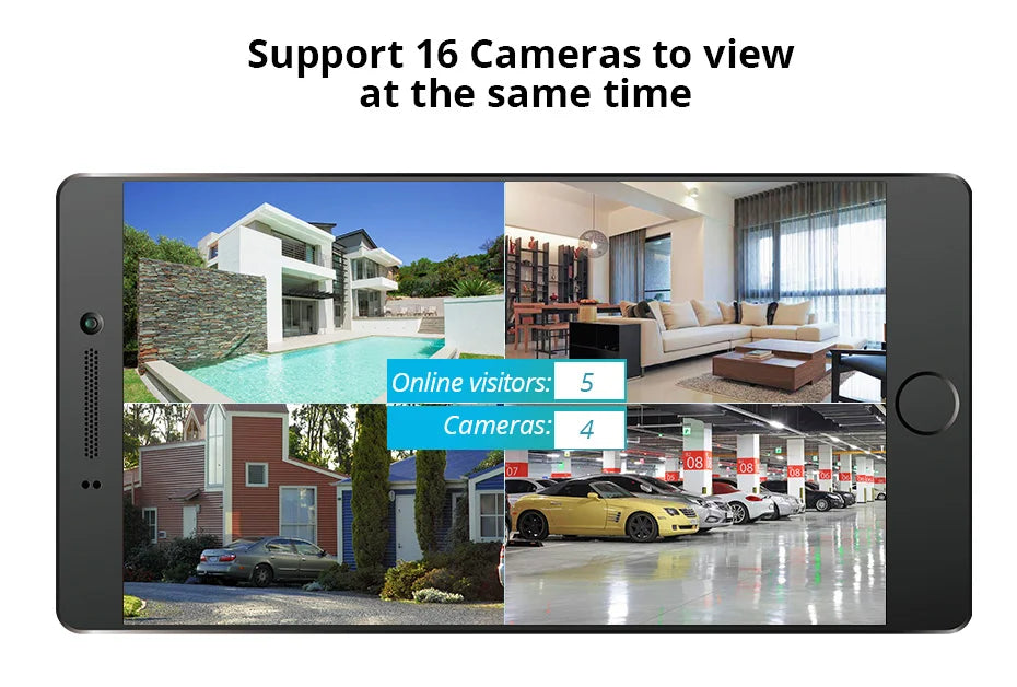 Fuers 8MP 4K IP Camera Outdoor Home Security Auto Tracking AI Human Detection WIFI CCTV Surveillance Camera Work With Tuya Smart