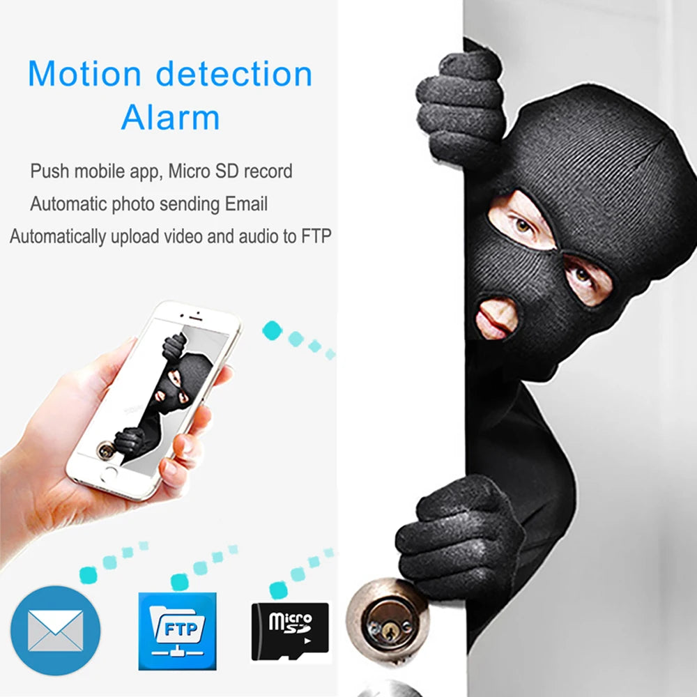 JIENUO Wireless IP Camera 5MP HD Audio Cctv Security Outdoor Waterproof 1080P Night Vision Surveillance Onvif Wifi Home Cam RTSP