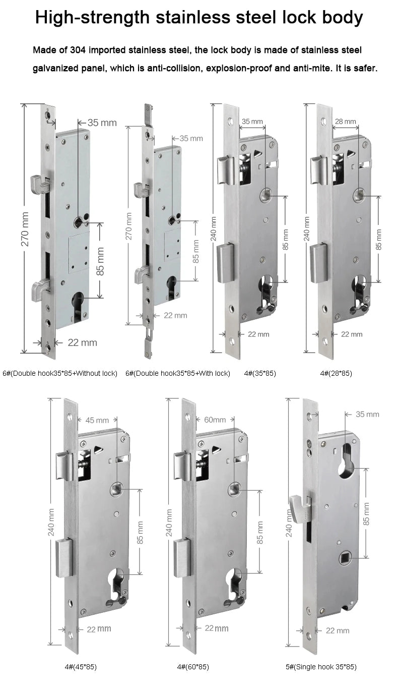 Stainless steel Waterproof biometric fingerprint door Lock electronic Smart door lock RFID Card lock For Aluminum Glass Door
