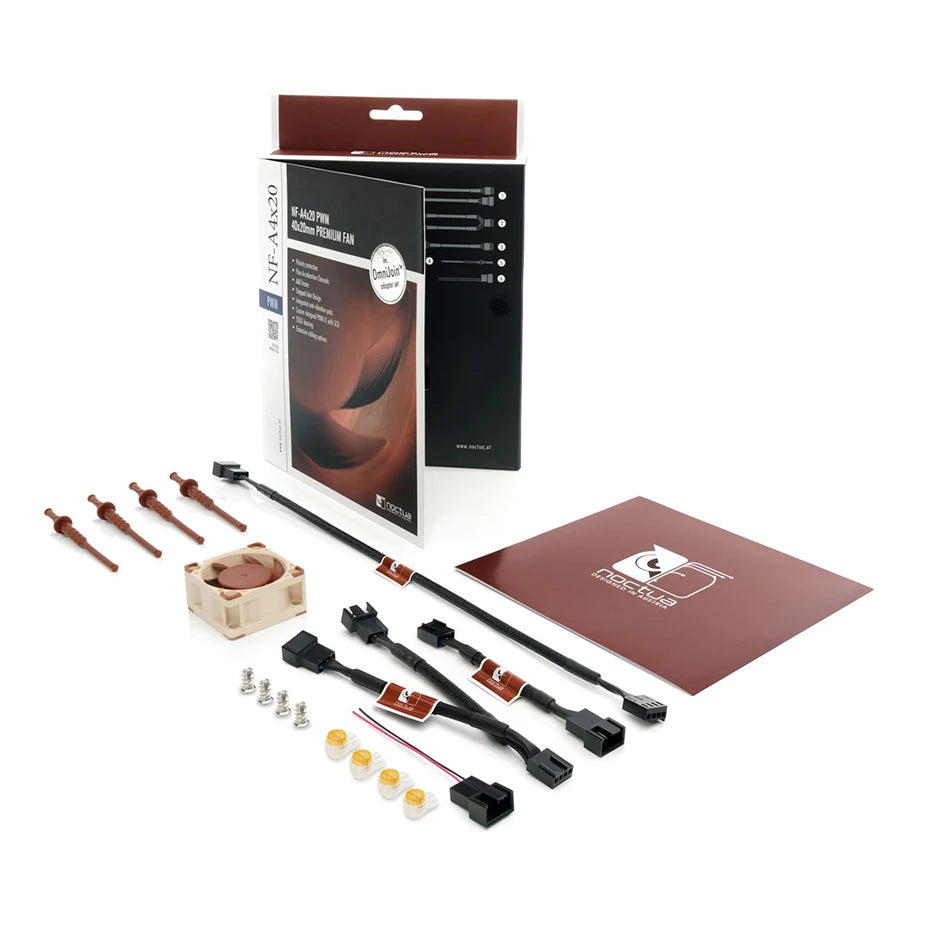 Noctua NF-A4x20 40mm CPU Cooler Fan 12V 5V PWM/FLX CPU Cooling Fan Chassis Radiator Replace Case Fans