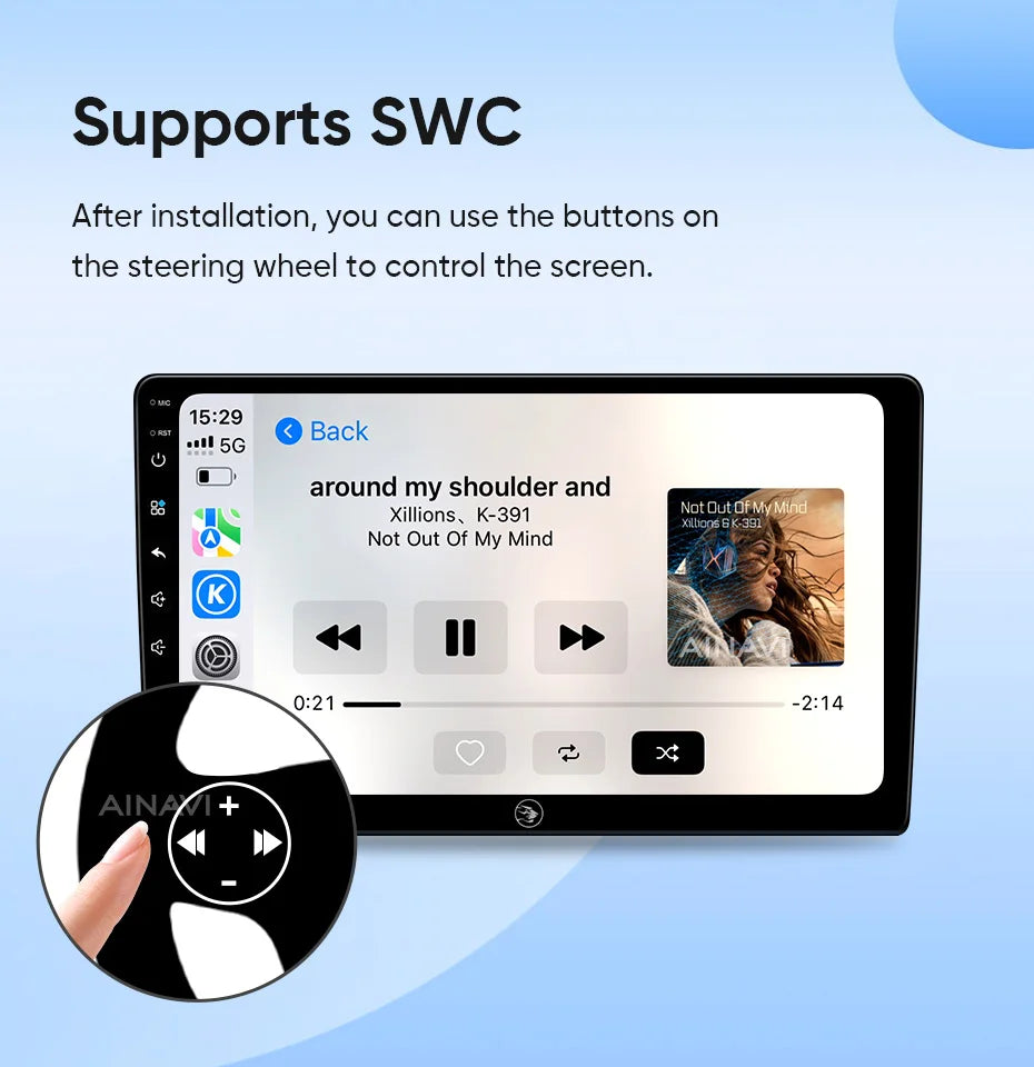 Ainavi Car Multimedia Player For Fiat Ducato 2005-2023 Citroen Jumper Peugeot Boxer Dodge Ram 2500  Carplay Android Auto 4GWifi