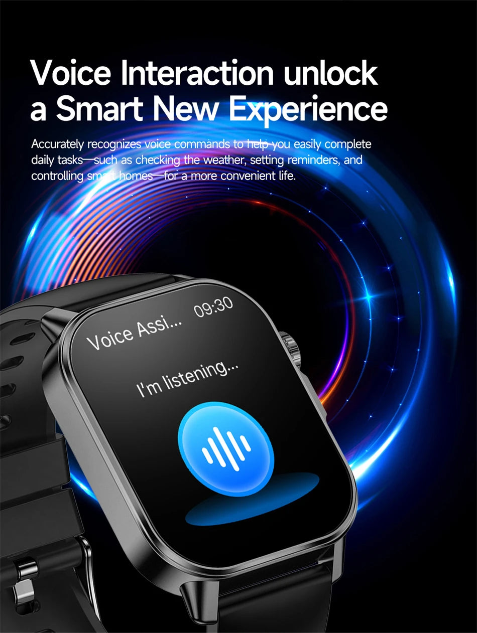 2026 New Model Uric Acid & Lipid Health Analysis Smart Watch Men ECG+PPG Bluetooth Call 2.01-inch Flashlight Smartwatch Women