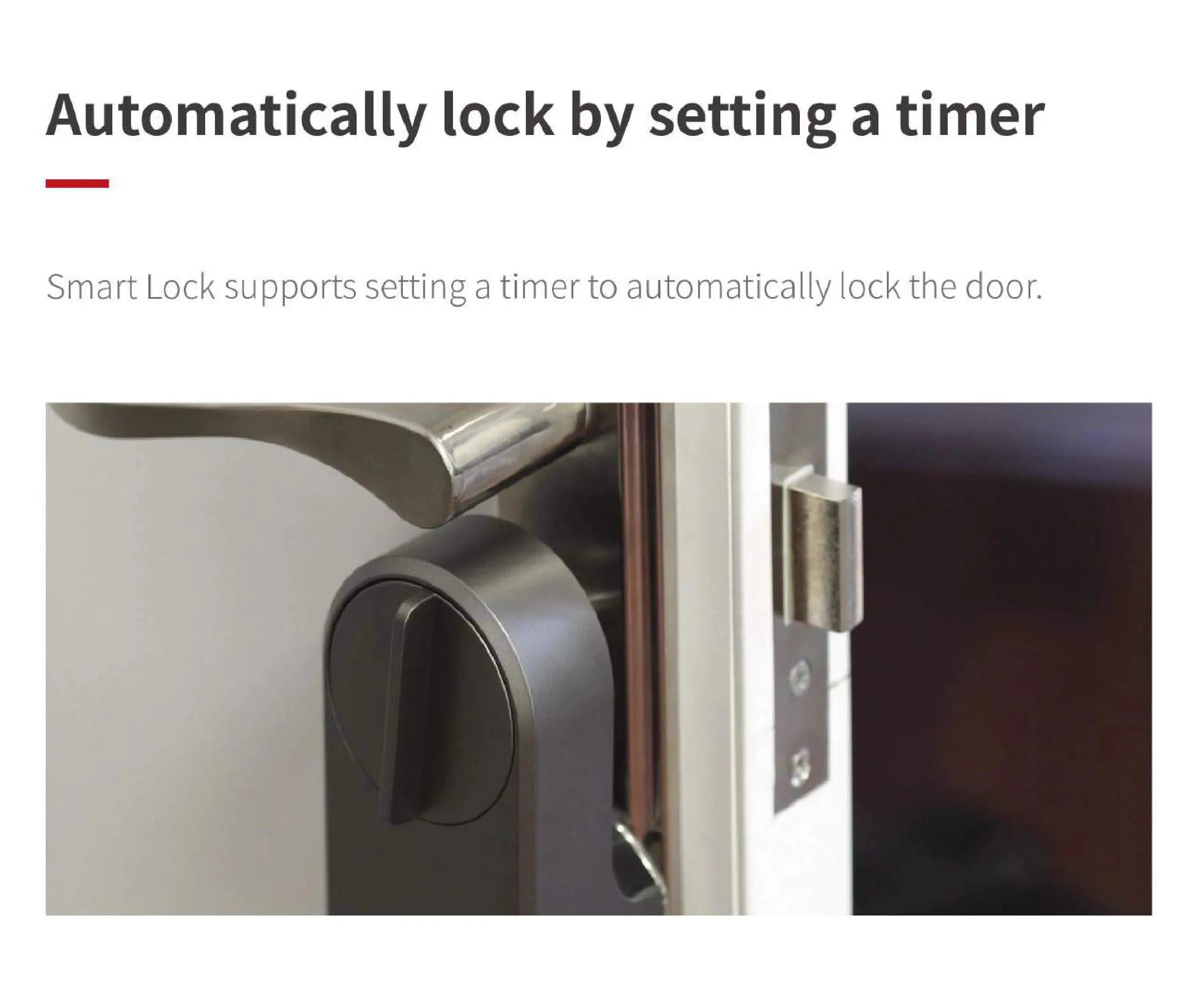 CDOK A1Pro Tuya Bluetooth smart lock is installed on the traditional door lock manual knob to achieve smart unlocking