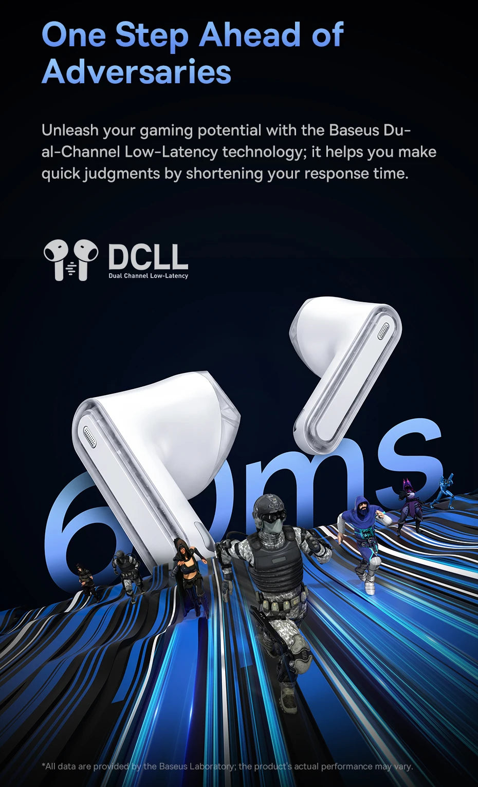Baseus Bowie E5x True Wireless Earbuds Bluetooth 5.3 Semi-in-Ear Earphones 4-Mic AI ENC 25H Playtime Ear buds