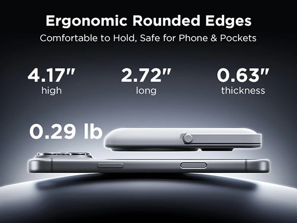 PISEN Magnetic Wireless Power Bank 5000mAh With Foldable Stand Fast Charging Portable Charger Bank For MagSafe iPhone Samsung