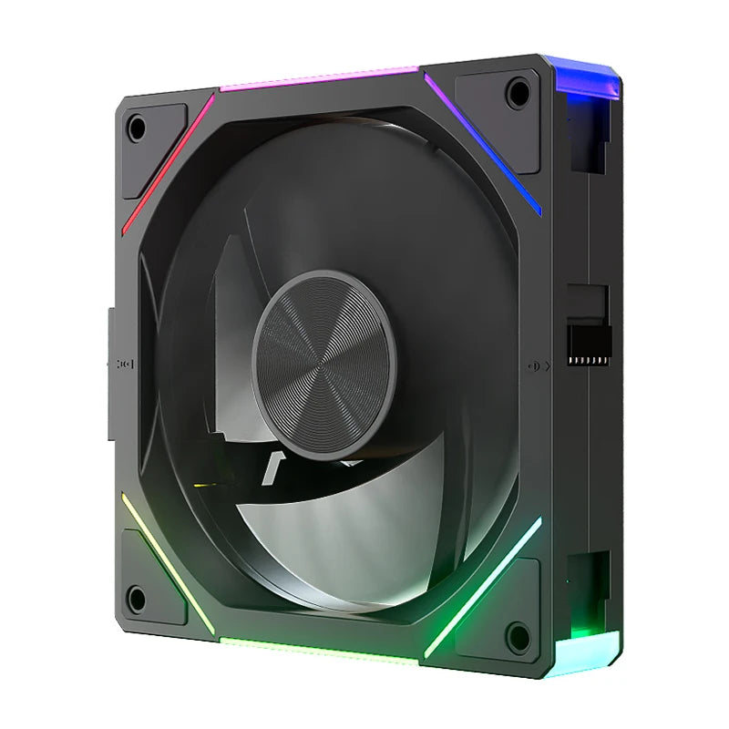 TEUCER JM-5 3-in-1 ARGB PC Fan 800-2000RPM Case Fan Compatible with 240 360 Water Cooling Radiator Wireless Cooling Fan Kit