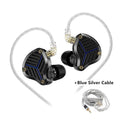 KZ PRX Fourth-Generation Planar Diaphragm Earphones HiFi Bass Earbuds Sport Monitor Headset with High-Purity Silver-Plated Cable