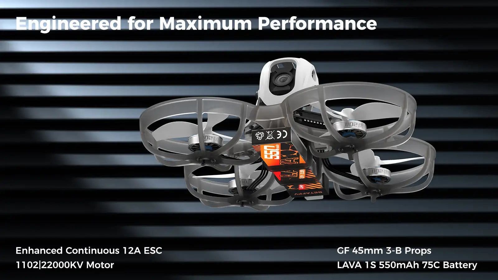 BETAFPV Meteor75 Pro FPV Drones O4 Air Unit Version/PNP Version Brushless Whoop Quadcopter 1102 Motor Mini Smart RC Drones