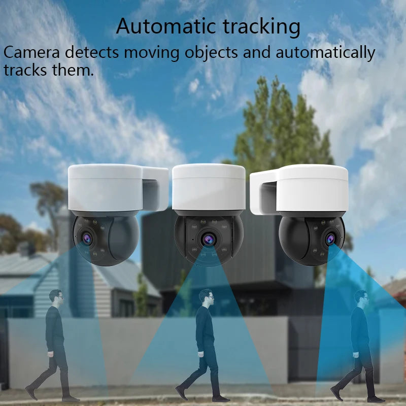 Outdoor Waterproof Wireless 1080P 2MP Camera Tuya Smart Life Home Security PTZ IP Zoom Dome Cameras CCTV Video Surveillance