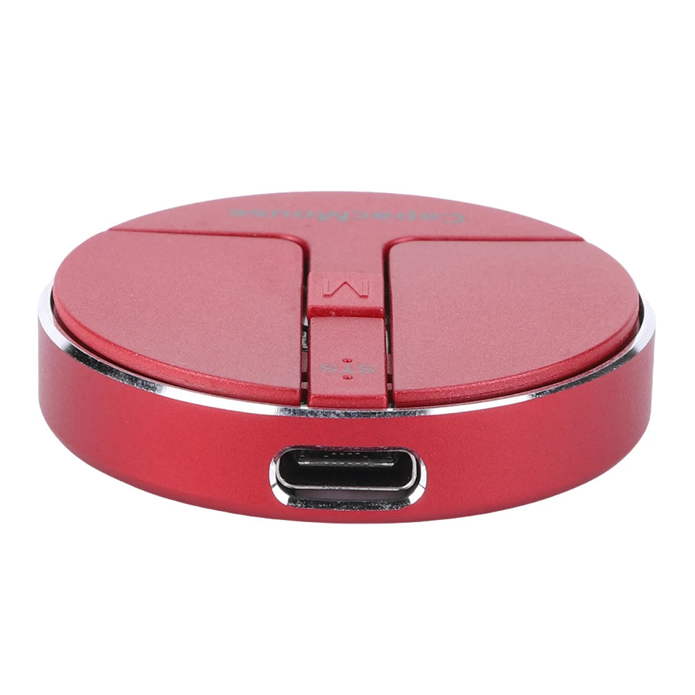 Wireless Mouse 3 Mode Bluetooth5.2/2.4G/USB Mini Capacitive Mice Ultra Thin Wireless Computer Mouse Adjustable DPI for PC Laptop