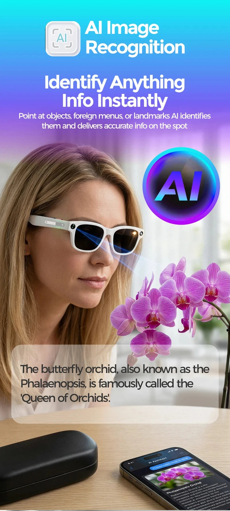 Lenovo AI Smart Glasses 8MP HD Camera 8K Shooting Image AI Translation Bluetooth Call Recording Music Smart SunglassesGifts 2026