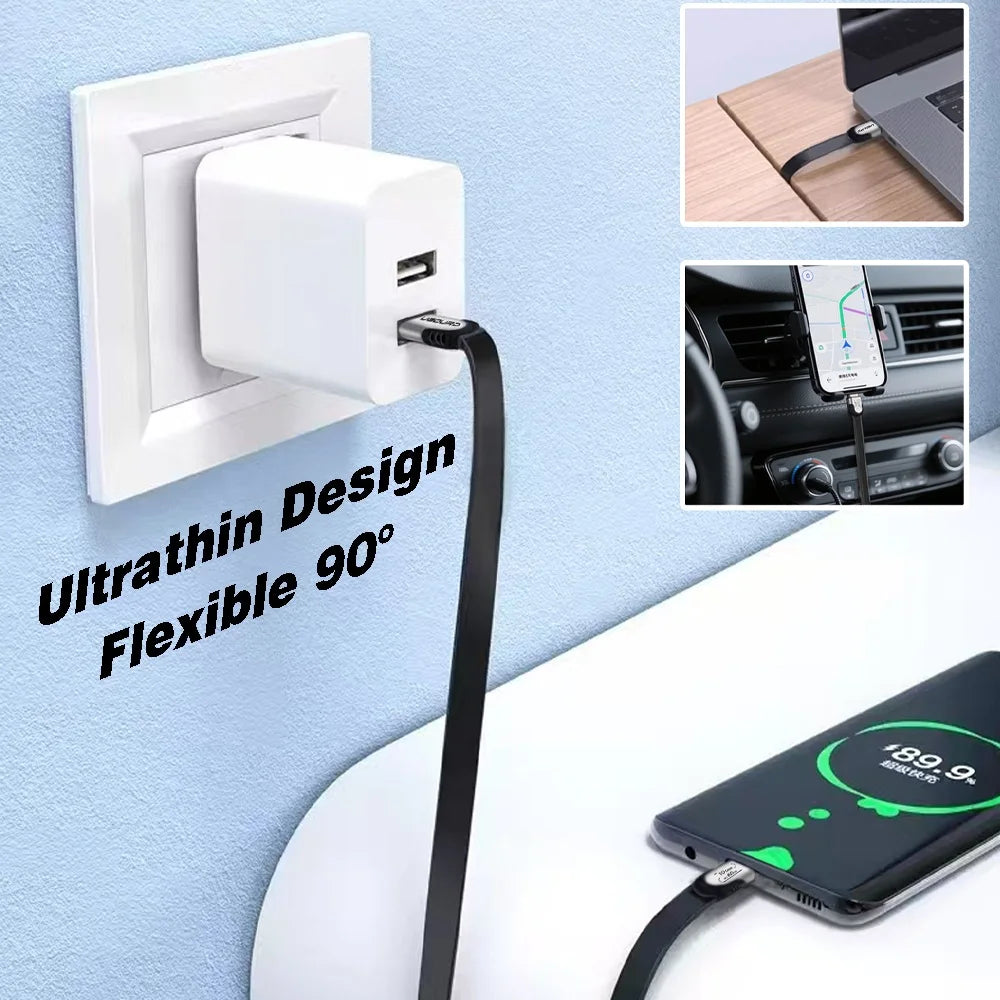 UGOURD USB A to C 10Gbps Cable USB C to Type C USB3.1/3.2 Gen2 Cable Data Transfer USB SSD Hard Disk Cable 60W 0.15m - 3m Flat