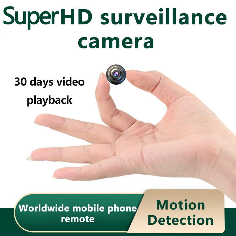 Q Brand Ultra-High Definition Small Camera Wireless Monitor Home Wifi Remote Mobile Phone 360-Degree Panoramic Mini Photography Indoor Home Connected Plug-In-Free Cat Eye Non-Micro Non-Invisible Non-Hidden