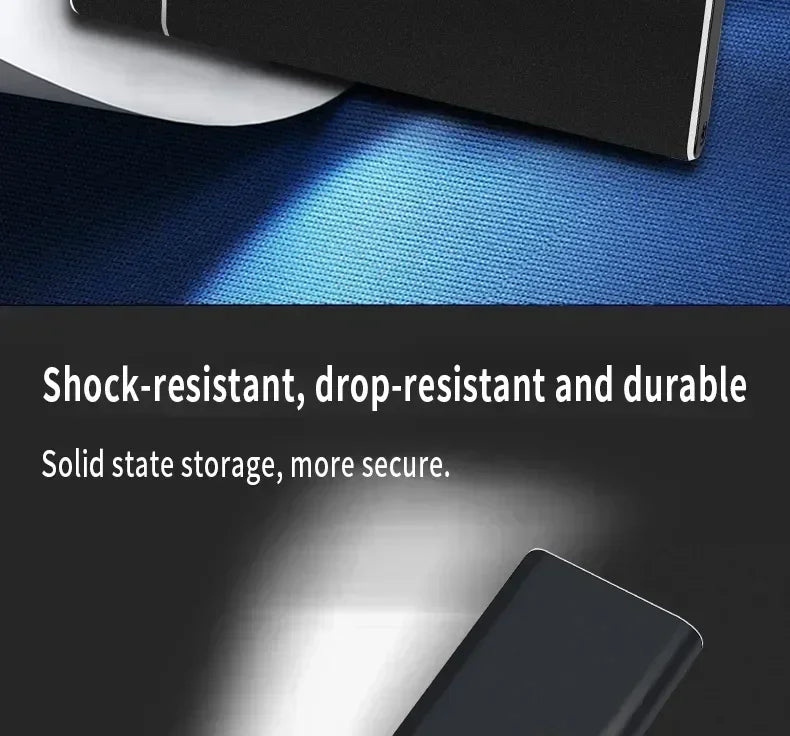 Mini USB Portable SSD 256TB 1TB 2TB High-speed Original Mass Storage SSD USB3.0 External Hard Drive for SSD Computer Laptop