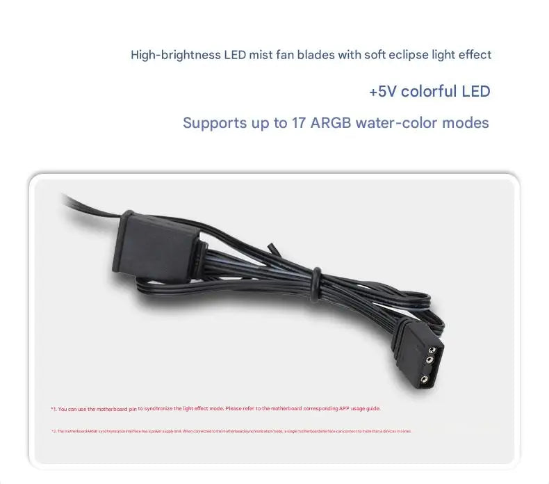 Thermalright TL-C14C-S 1/2/3/4/5PCS Computer Case Air Cooling Fan ARGB 140mm Pc Fans High Performance/LCP Noise Reduction 4PIN