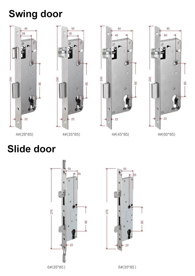 ZHDCOOKEY Electronic European Waterproof Bluetooth TTlock Fingerprint IC Card Password Digital Smart Door Lock For Aluminum Door