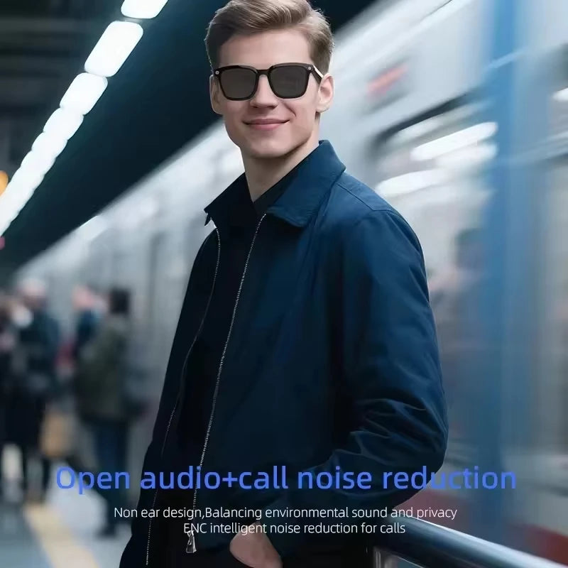Lenovo AI Smart Glasses 8MP HD Camera 8K Shooting Image AI Translation Bluetooth Call Recording Music Smart SunglassesGifts 2026