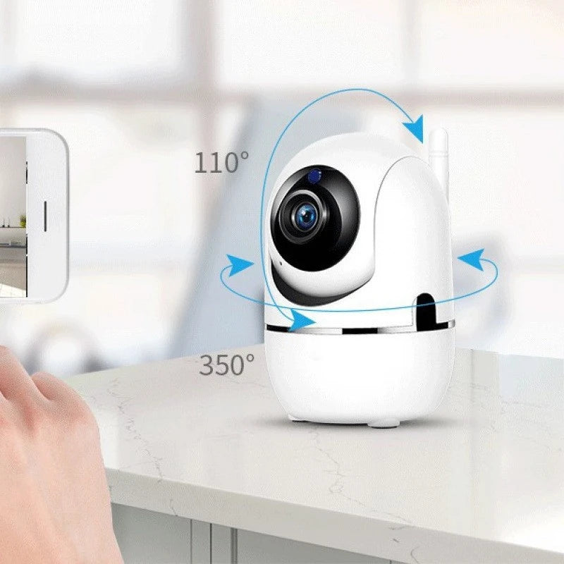 Lenovo Mini Smart Home Camera Infrared HD Wireless WiFi Surveillance Camera with 5MP Full-Color Night Vision Security Camera