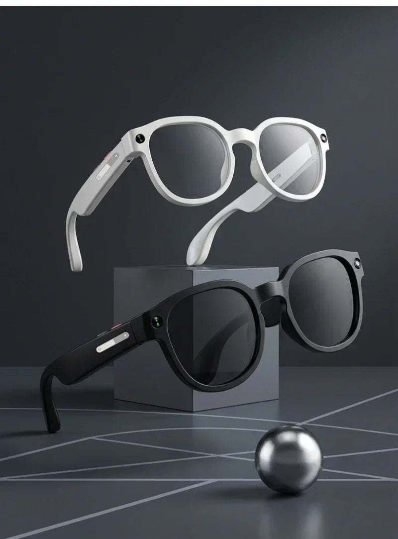 Lenovo 8K AI Glasses New AI Translation 1200MP HD Camera Shooting Image Bluetooth Call Recording Music AI Smart Sunglasses 2026