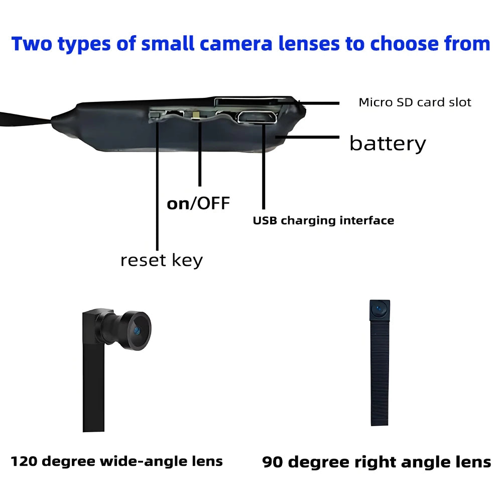 4KHD mini WiFi camera with remote viewing, mobile detection and other functions, home DIY nanny style wireless HD camera