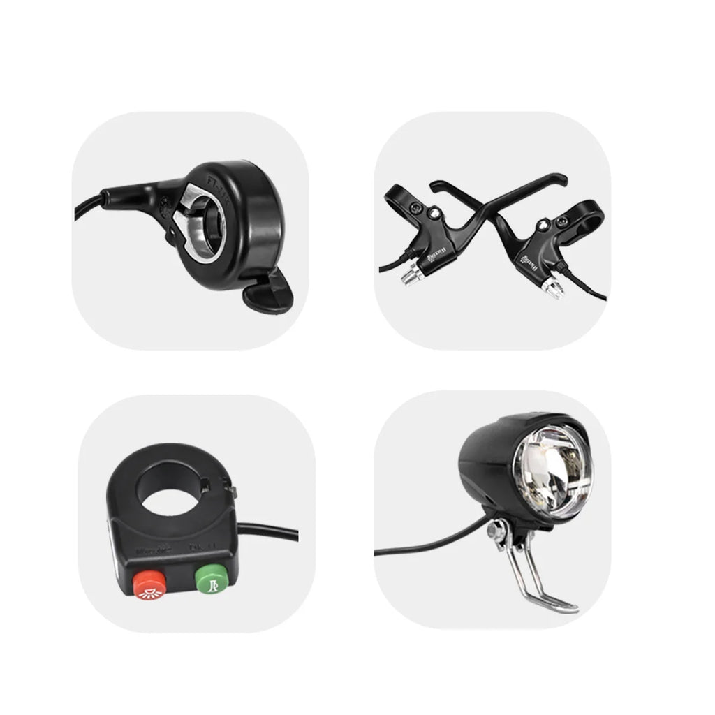 Electric Bike Kits Brushless Controller 36V 48V 350W Electric Bicycle LCD Display E-Scooter E-Car Accessories 124DX GZ3 S5 S887