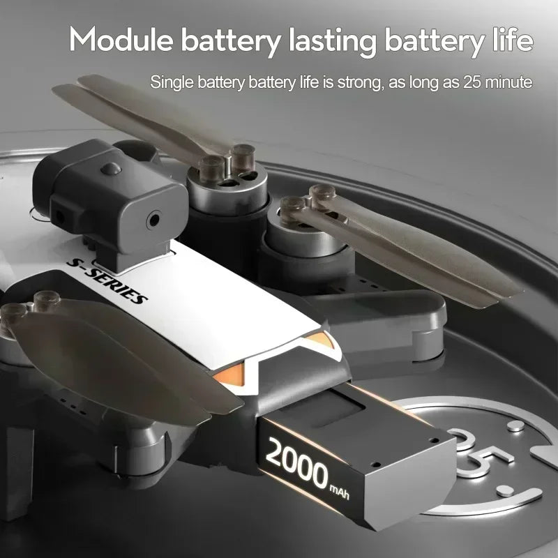 S2S Mini Drone 8K Professional HD Dual Camera Obstacle Avoidance Brushless Motor Foldable Rc Quadcopter Toys Gifts MIJIA