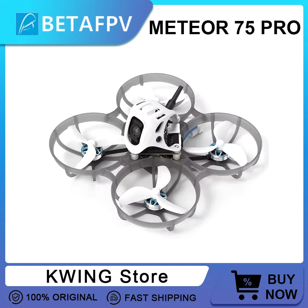 BETAFPV Meteor75 Pro FPV Drones O4 Air Unit Version/PNP Version Brushless Whoop Quadcopter 1102 Motor Mini Smart RC Drones