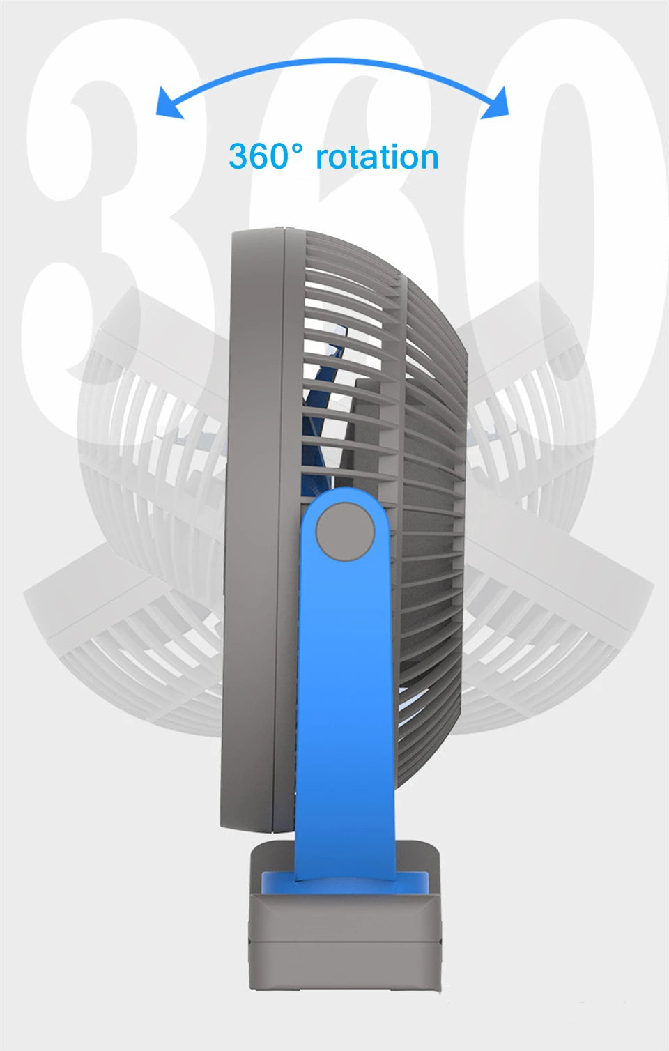 Portable Mini Hand Clip Fan USB Charging Quiet Desktop Electric Fan High Quality Student Dormitory Small Cooling Ventilador Fans