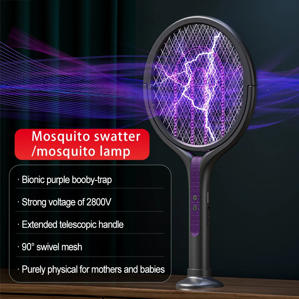 2-in-1 multi functional mosquito killer multi functional electric fly mosquito killer lamp angle retractable USB reactive