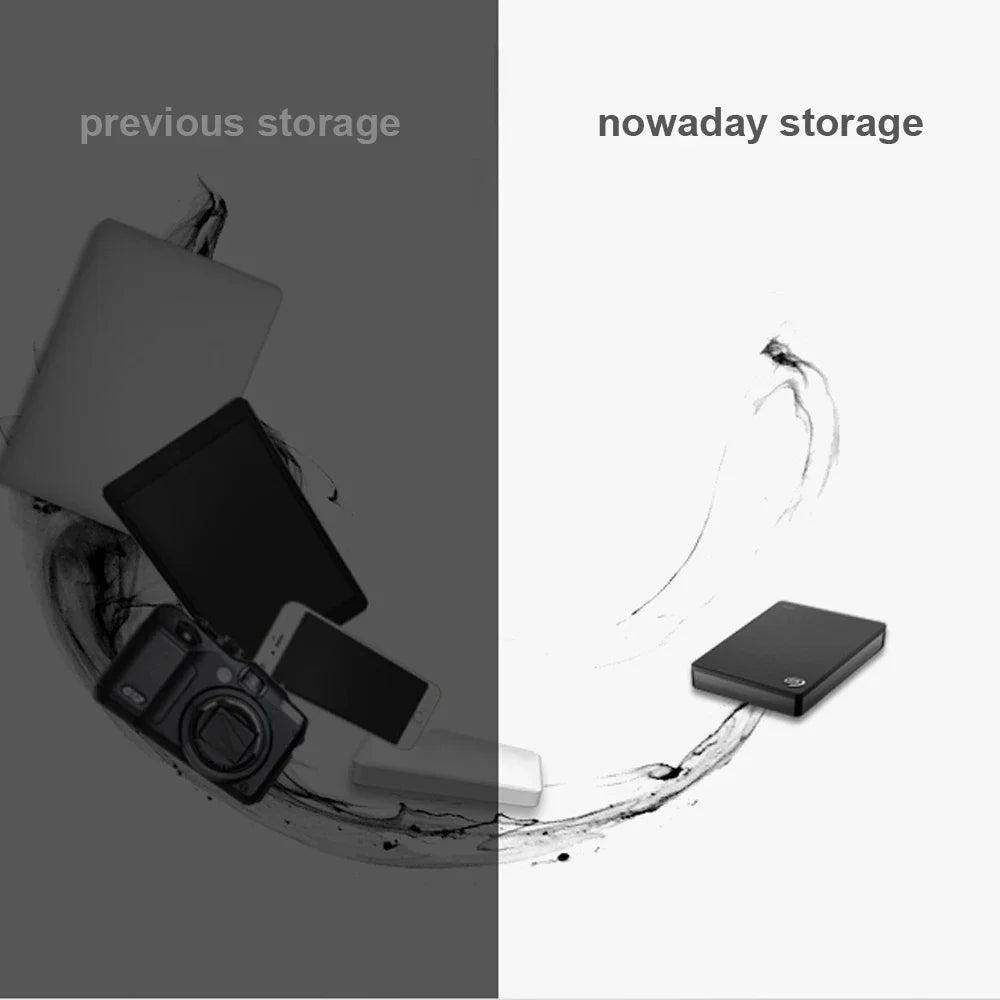 For Seagate External Hard Disk 500GB 1TB 2TB Storage Backup +Ultra-Thin USB 3.0 HDD 2.5 "Portable