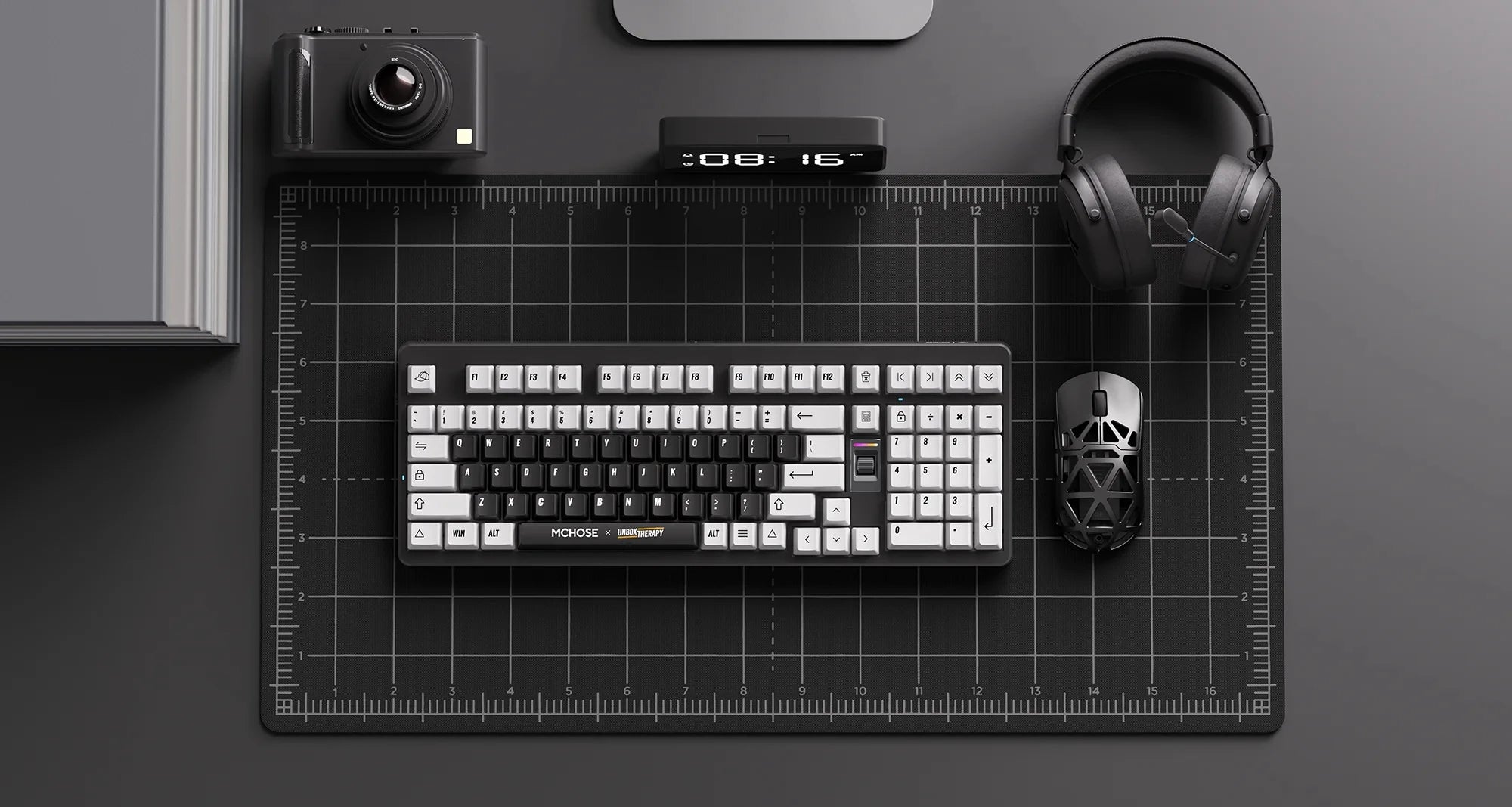 MCHOSE x Unbox Therapy - UT98 Gaming Mechanical Keyboard Wireless Quiet Offices KeyboardRGB Backlit Customized Silent Keyboard