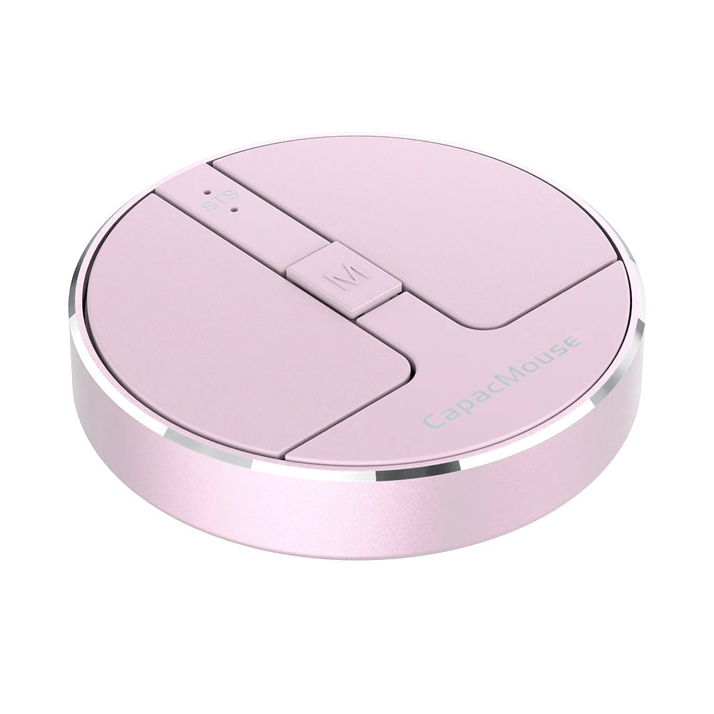 Wireless Mouse 3 Mode Bluetooth5.2/2.4G/USB Mini Capacitive Mice Ultra Thin Wireless Computer Mouse Adjustable DPI for PC Laptop