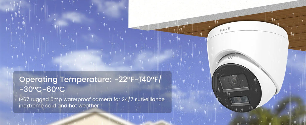 Anpviz 8MP 4K PoE IP Camera Outdoor Security Camera Color Night Vision Smart Motion Detection One-way Audio CCTV Camera H.265+