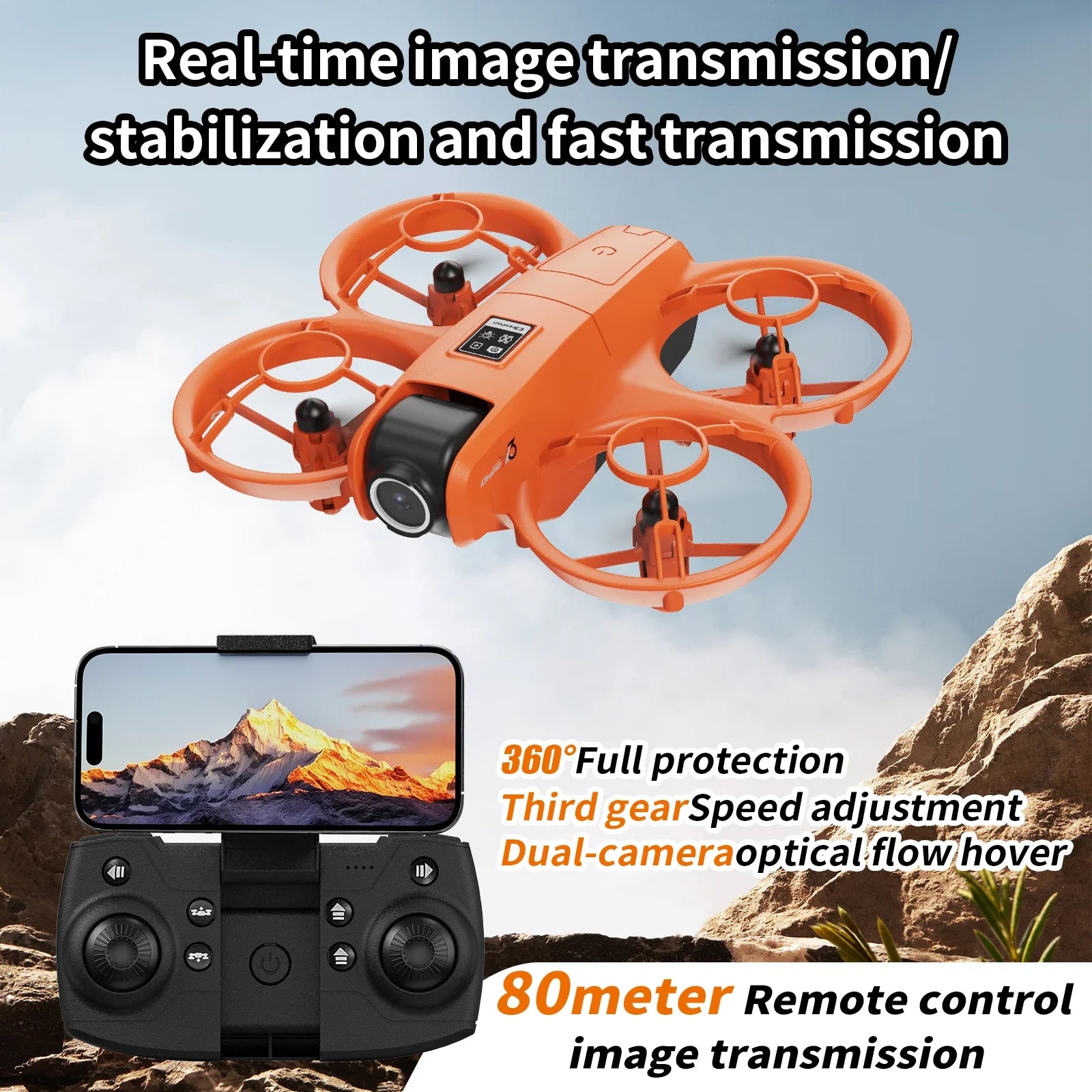 YL3 Mini Drone 8k Camera 180° ESC Optical Flow Positioning WIFI Aerial Photography Remote Control Aircraft G-safe Drone Toy Gif
