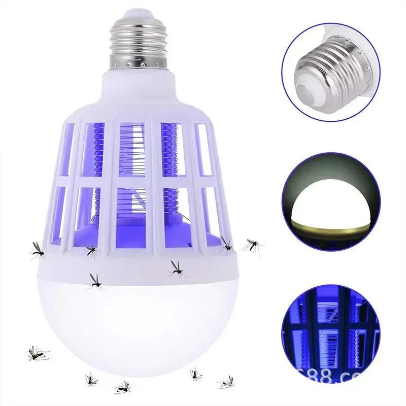 1/5/10pcs Electric Mosquito Zappers Killer Fly Trap Electronic Light Bulb Lamp Home Backyard Indoor Outdoor Mosquito Killer Lamp