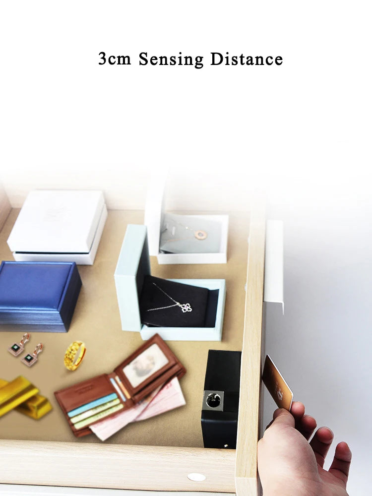 TTLock TTHotel APP Smart Cabinet Drawer Card Sensing Lock Invisible Hidden Installation