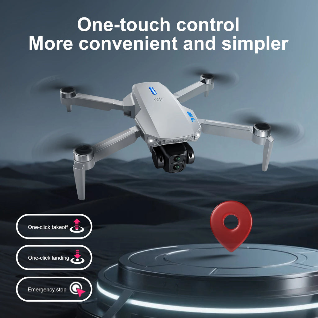 2026 E88 PRO RC Toy Mini Drone With 4.3 Inch Screen Drones HD Camera WiFi FPV Height Maintain FPV Quadcopter Beginner Drone