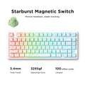 MCHOSE Jet75 Kailh Magnetic Switch 8kHz Polling Rate Magnetic Switch Gaming Keyboard Hall Effect Hot-Swappable Customized RGB