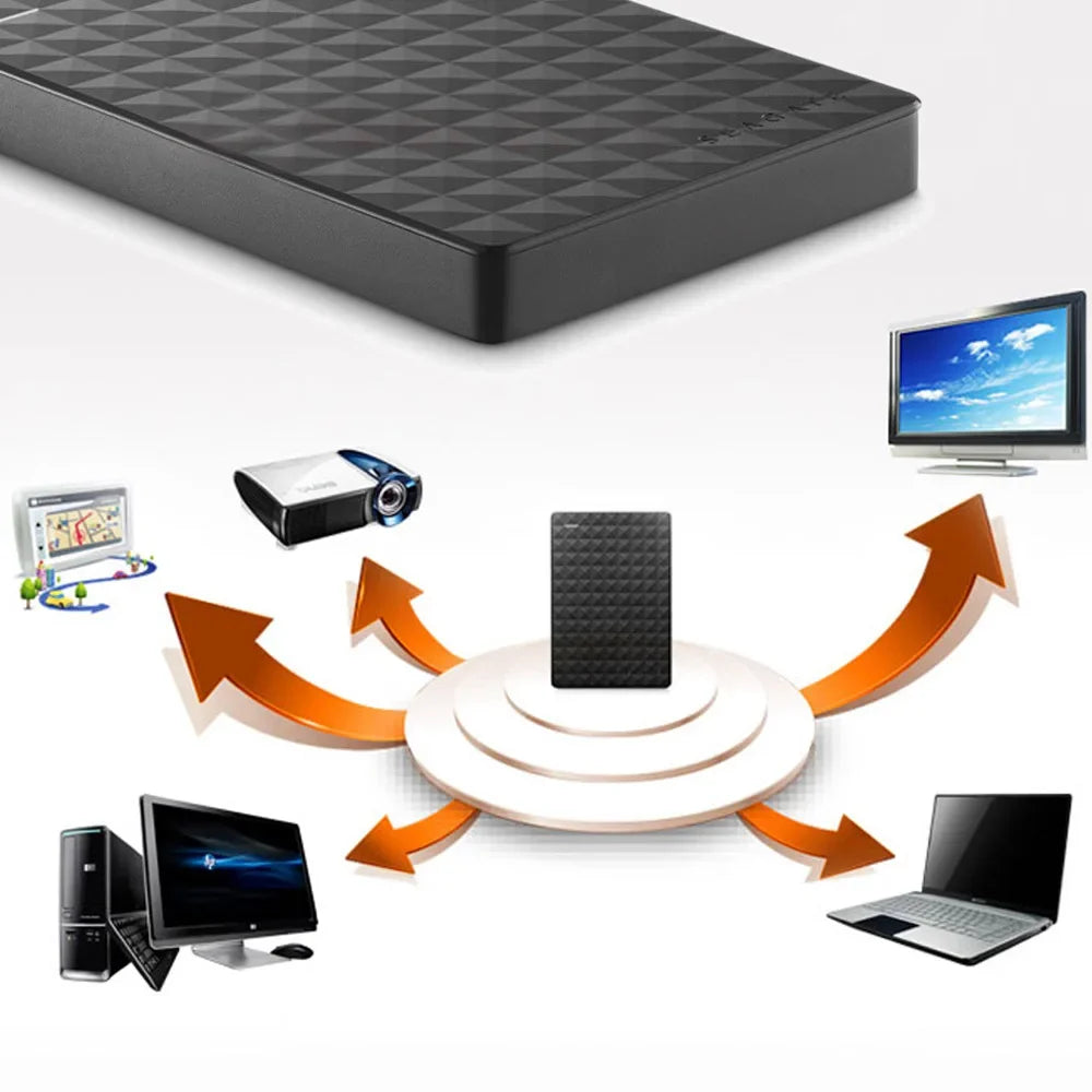 New Style For OEM Expansion HDD Drive Disk For Seagate 320GB 500GB 1TB 2TB USB3.0 External HDD 2.5" Portable External Hard Disk