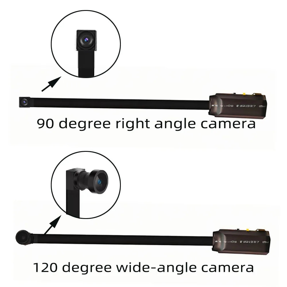 4K HD mini WiFi camera, supports remote viewing, motion detection, DIY small home nanny style HD wireless camera